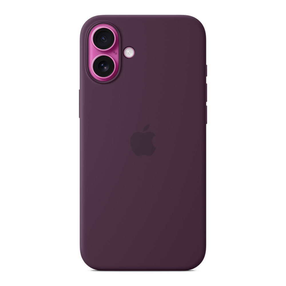 Apple iPhone 16 Plus Silicone Case with MagSafe - Plum