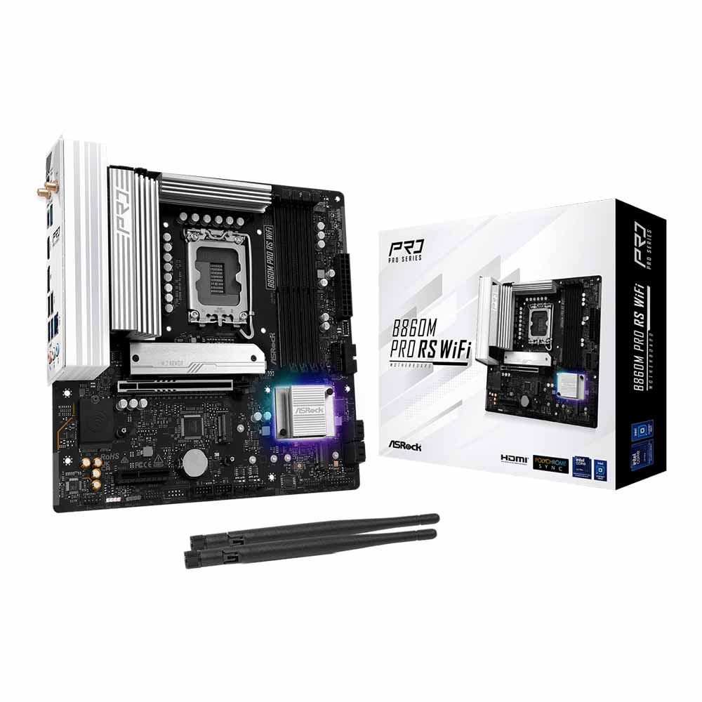 ASRock B860M Pro RS WiFi DDR5 Micro-ATX