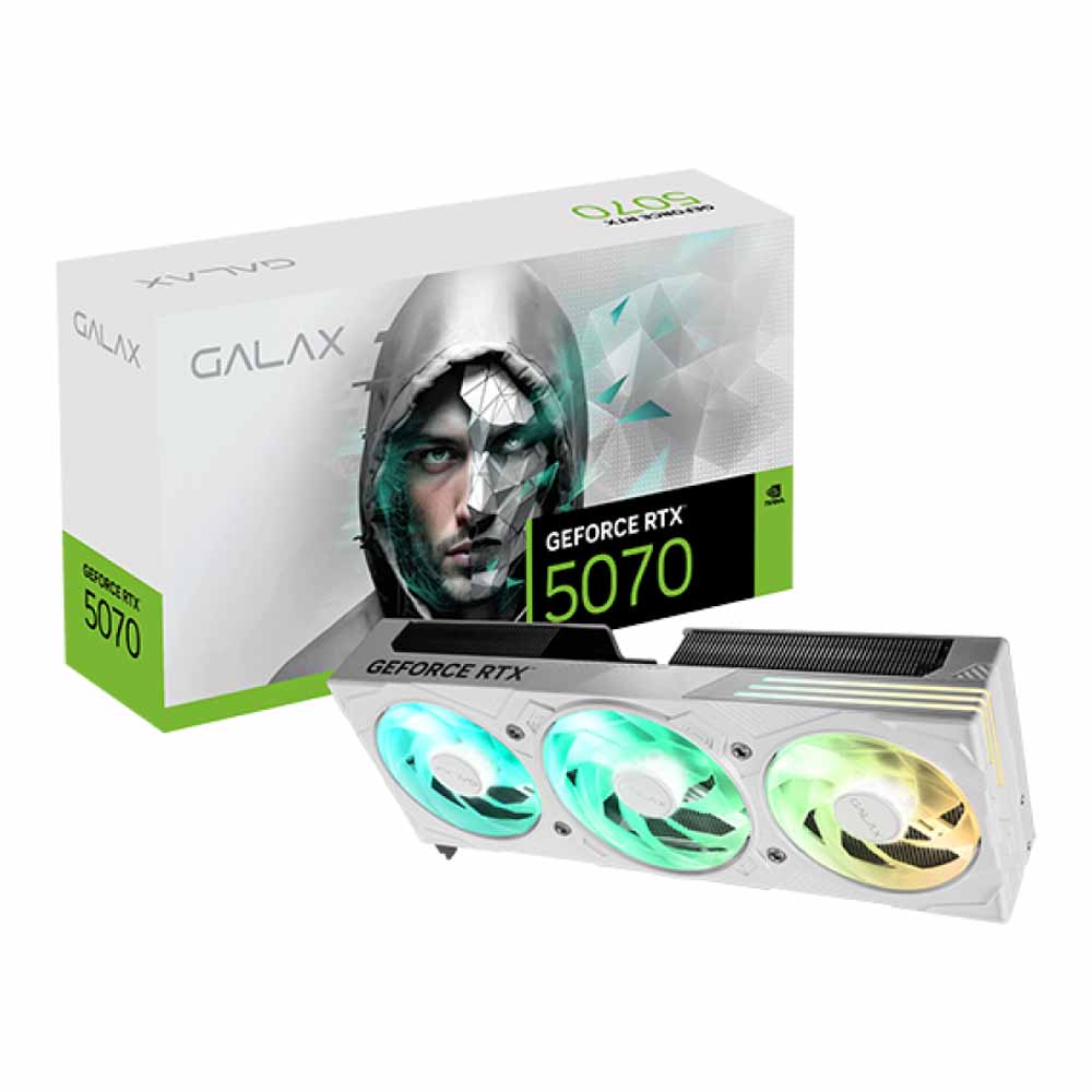 Galax GeForce RTX 5070 EX Gamer 1-Click OC White - 12GB GDDR7