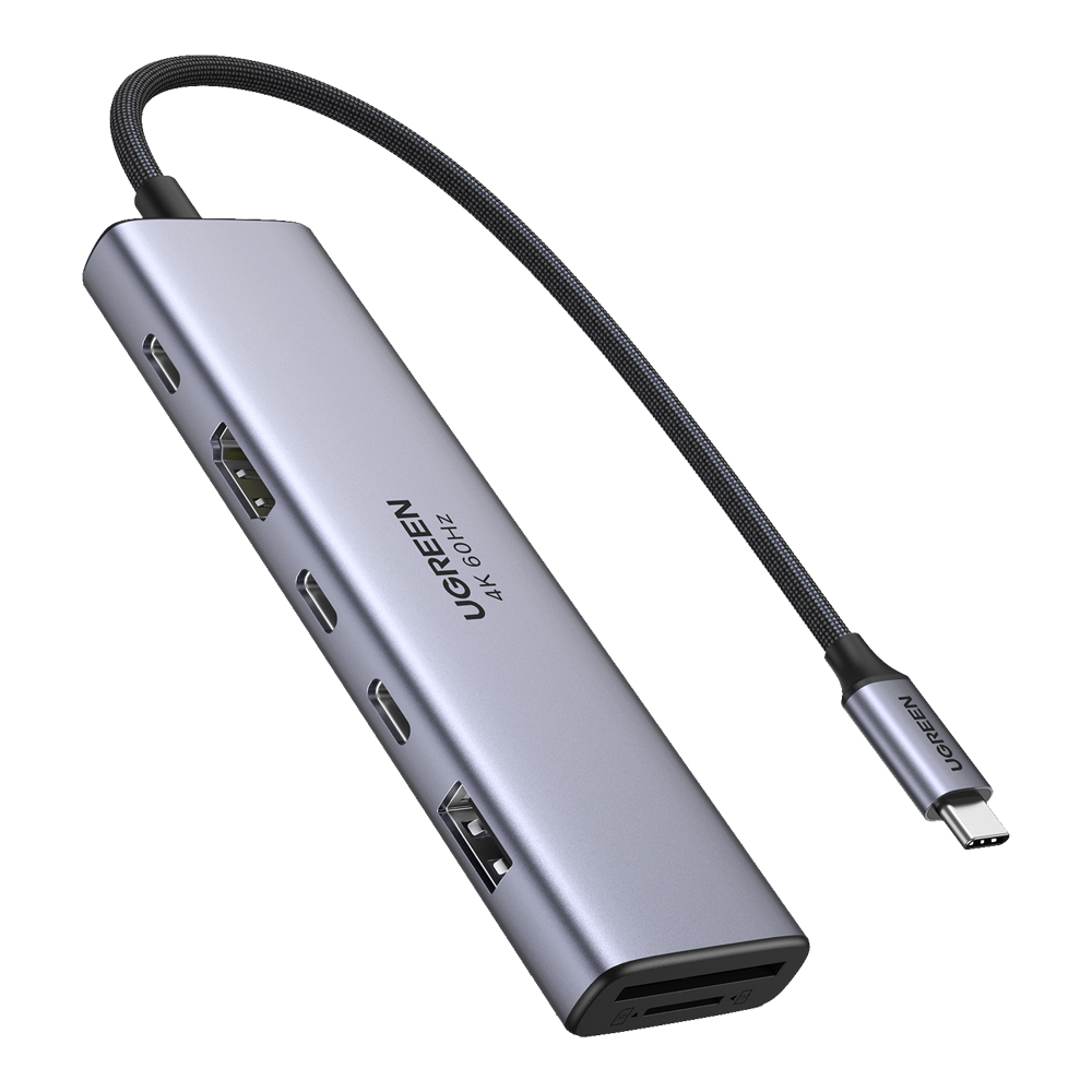 USB-C HUB (ยูเอสบีฮับ) UGREEN CM511 7 IN 1 USB-C HUB