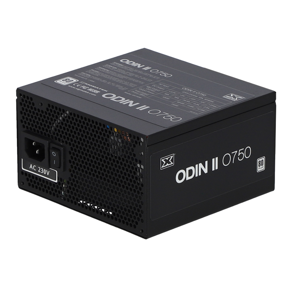 POWER SUPPLY (อุปกรณ์จ่ายไฟ) XIGMATEK ODIN II O750 - 750W 80 PLUS BLACK ATX (EN46919)