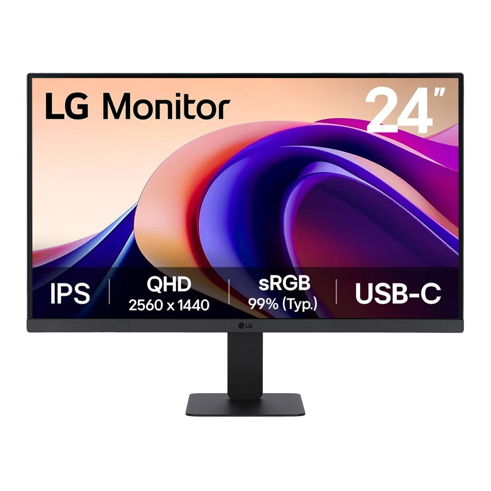 Monitor (จอมอนิเตอร์) LG 24U631A-B - 23.8 Inch IPS 2K 100Hz USB-C