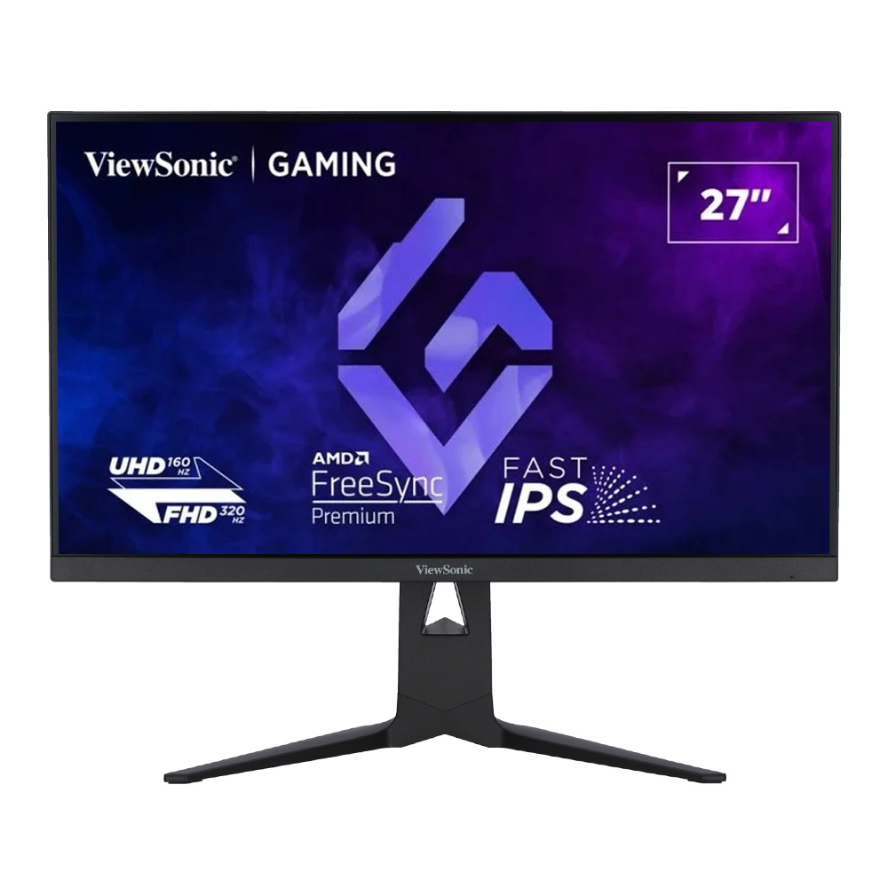 Monitor (จอมอนิเตอร์) Viewsonic XG275D1- 4K - 27 Inch IPS 4K 160Hz FHD 320Hz Dual Mode Nvidia G-Sync Compatible USB-C