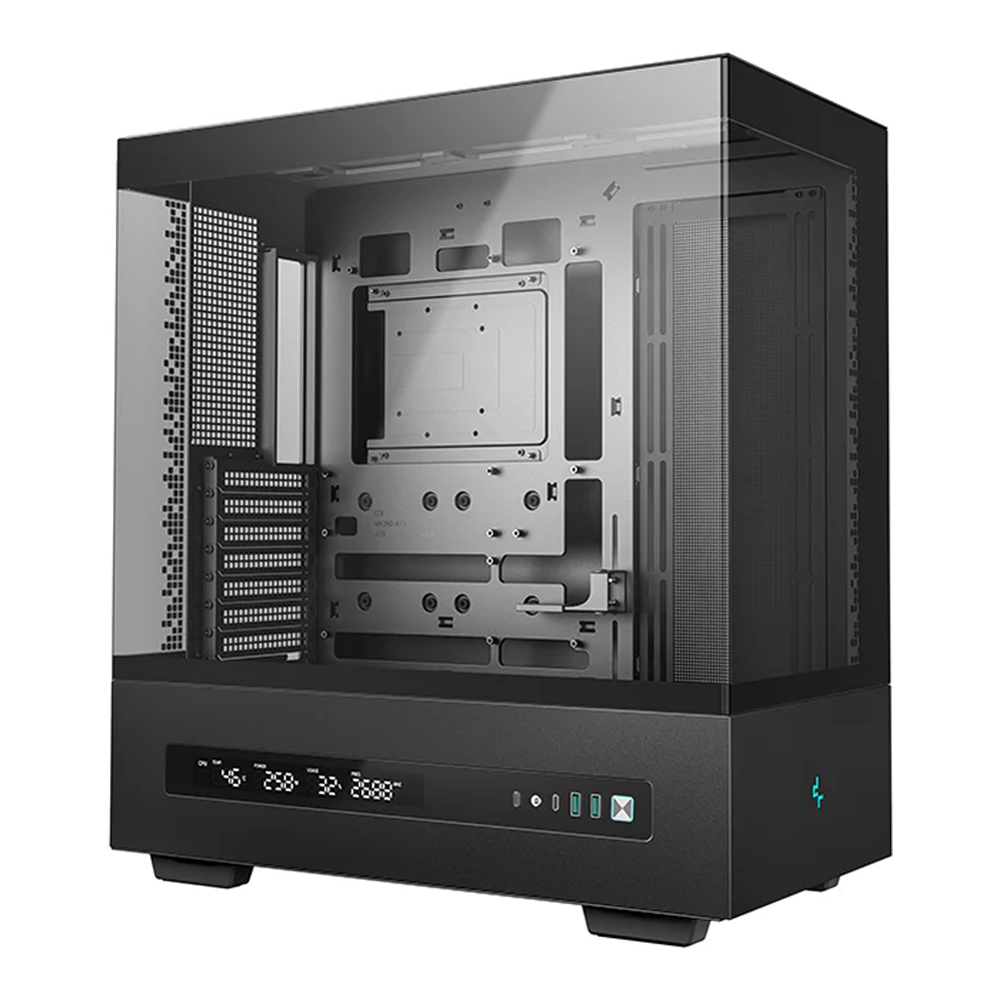 CASE (เคส) DEEPCOOL CH690 DIGITAL - BLACK (ATX)