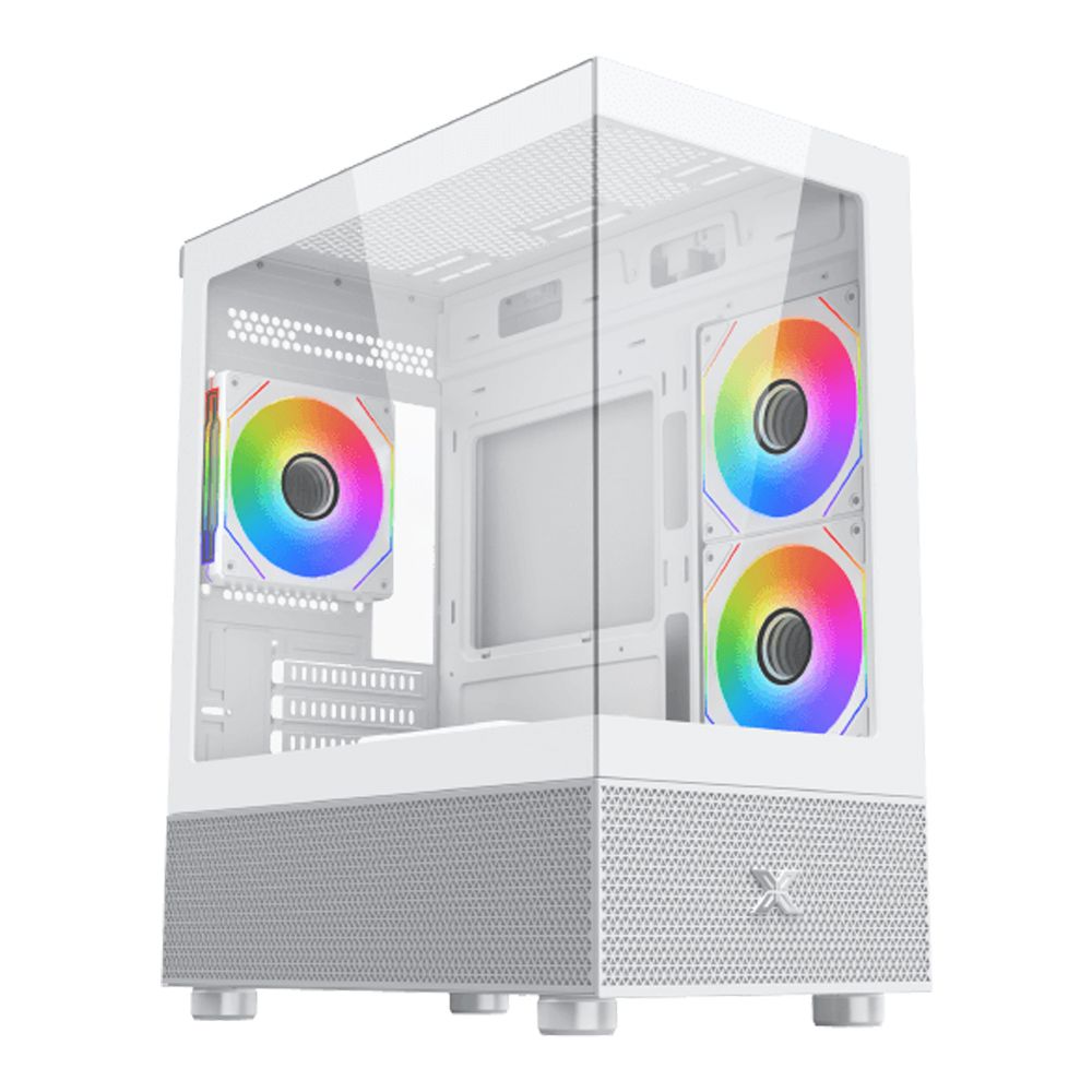 CASE (เคส) XIGMATEK ALPHARD M ARCTIC - WHITE (MICRO-ATX) (EN44533)