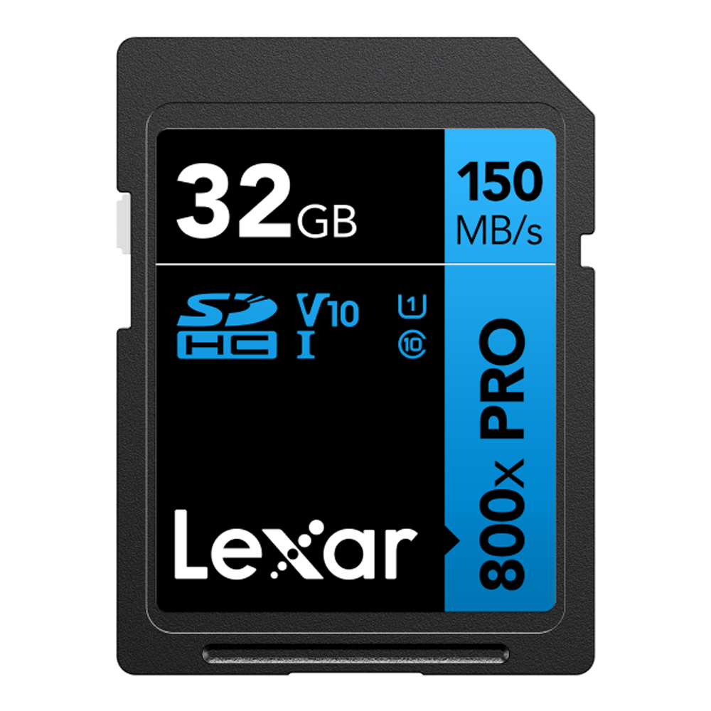 32 GB SD CARD (เอสดีการ์ด) LEXAR HIGH-PERFORMANCE 800X PRO (LSD0800P032G)