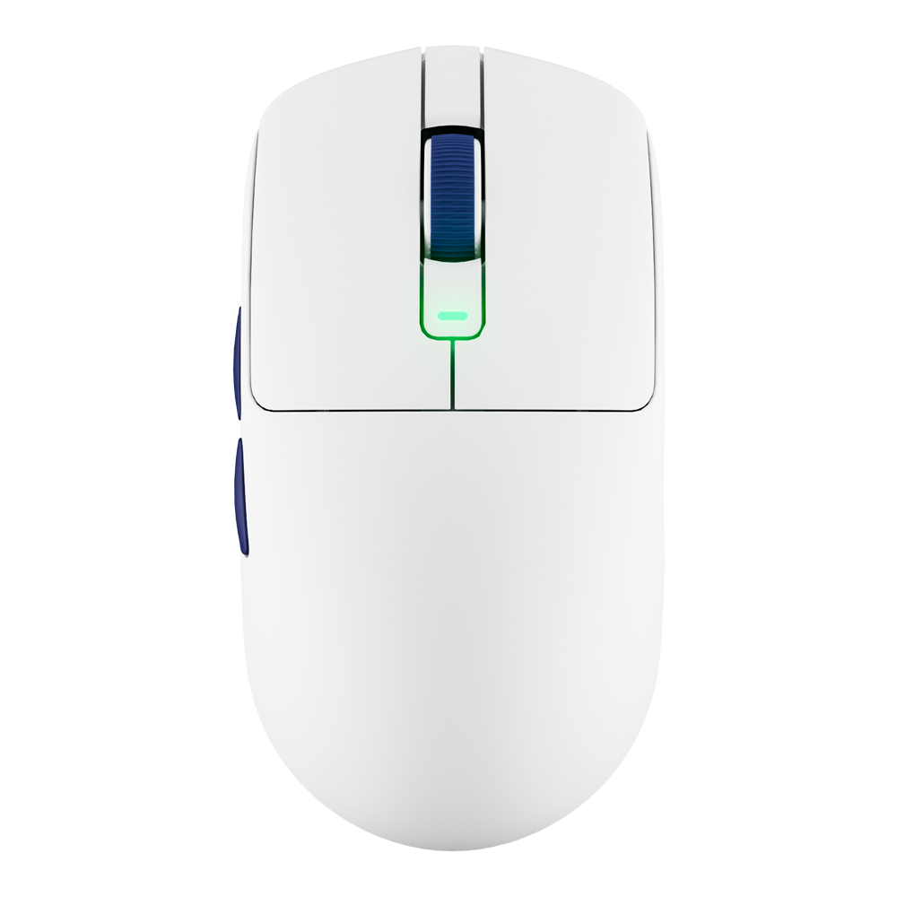WIRELESS MOUSE (เมาส์ไร้สาย) ROYAL KLUDGE M30 - WHITE-BLUE