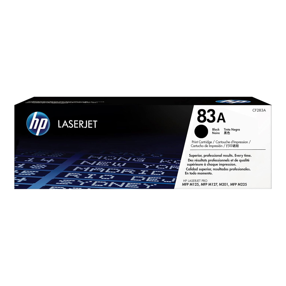 TONER (หมึกสำหรับเครื่องพิมพ์) HP 83A BLACK ORIGINAL LASERJET TONER CARTRIDGE (CF283A)