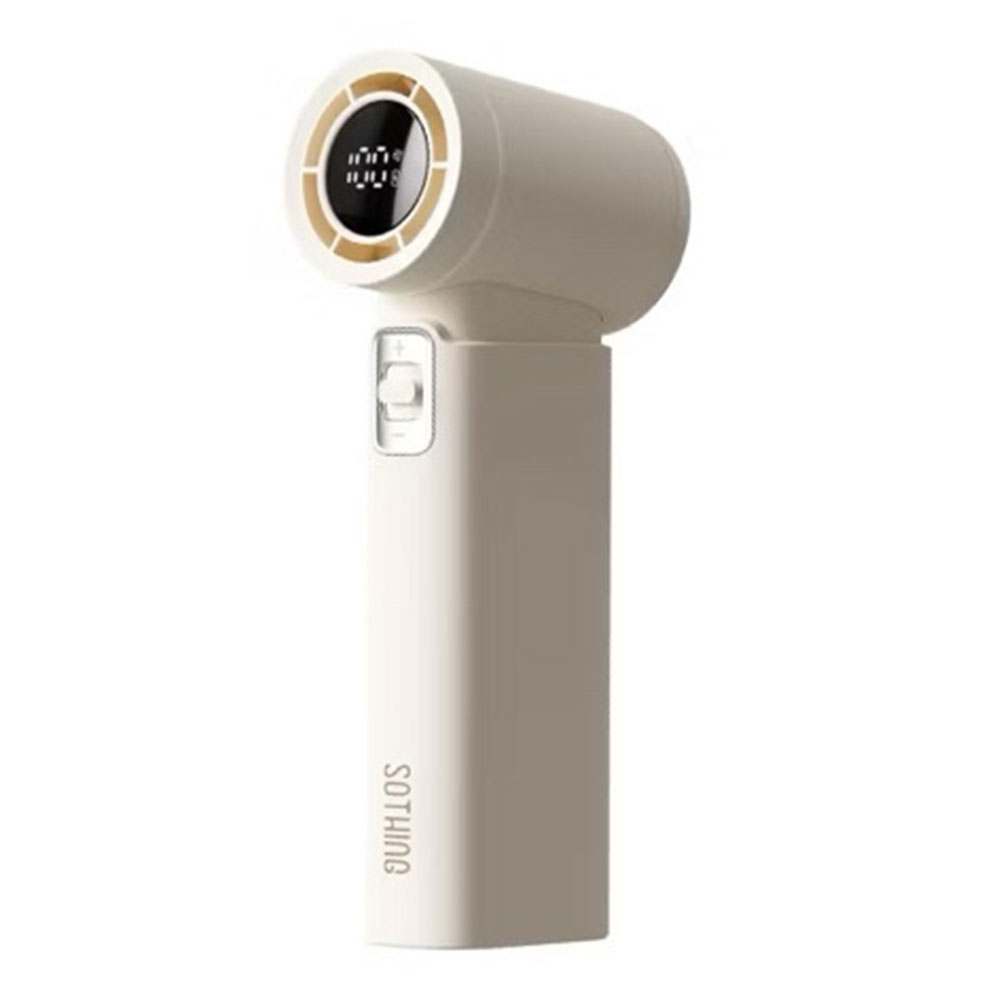 HANDHELD MINI FAN (พัดลมพกพาขนาดเล็ก) SOTHING HIGH SPEED FAN-ENGINE SLIM - WHITE (STG-6933172105850)