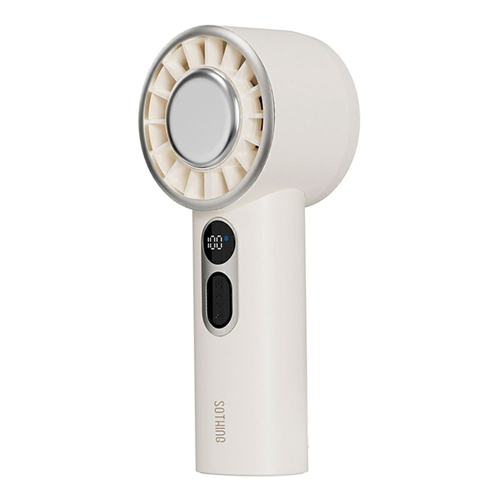 HANDHELD MINI FAN (พัดลมพกพาขนาดเล็ก)  SOTHING COOLING FAN-ENGINE ICE - WHITE (STG-6933172105782)