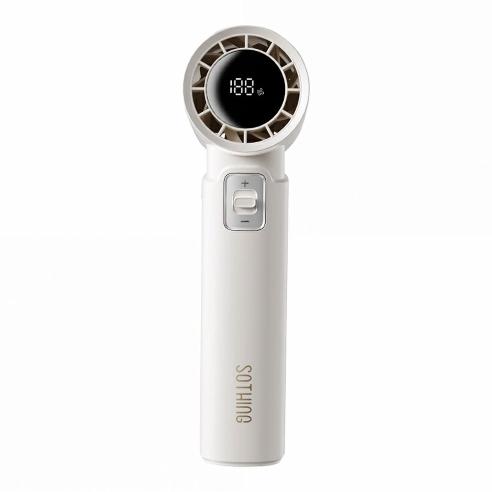 HANDHELD MINI FAN (พัดลมพกพาขนาดเล็ก) SOTHING HANDHELD FAN-ENGINE POWER - WHITE (STG-6933172105867)