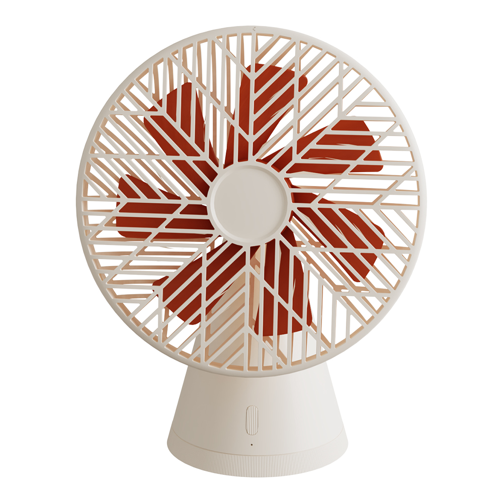 DESK FAN (พัดลมตั้งโต๊ะ) SOTHING DESKTOP FAN FOREST PRO - WHITE (STG-6933172103405)