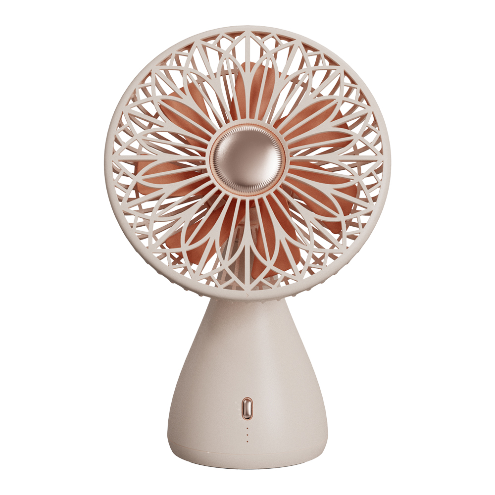 DESK FAN (พัดลมตั้งโต๊ะ) SOTHING DESKTOP FAN BRIDAL BOUQUET (STG-6933172102590)