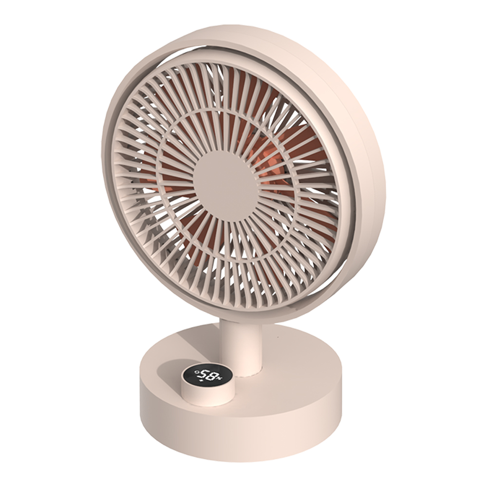 DESK FAN (พัดลมตั้งโต๊ะ) SOTHING DESKTOP FAN PLUME - WHITE (STG-6933172101623)