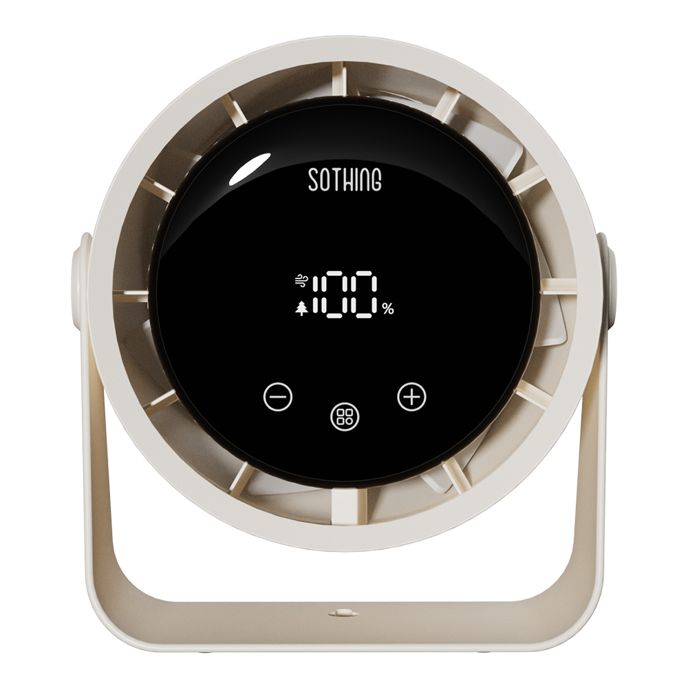 DESK FAN (พัดลมตั้งโต๊ะ) SOTHING TABLE FAN AIR 2,000 mAh WITH FILTER (STG-6933172106031)