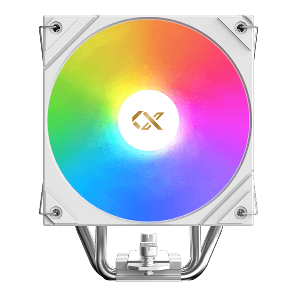 CPU AIR COOLER (พัดลมซีพียู) XIGMATEK AK4 DIGITAL ARCTIC - WHITE (EN45899)