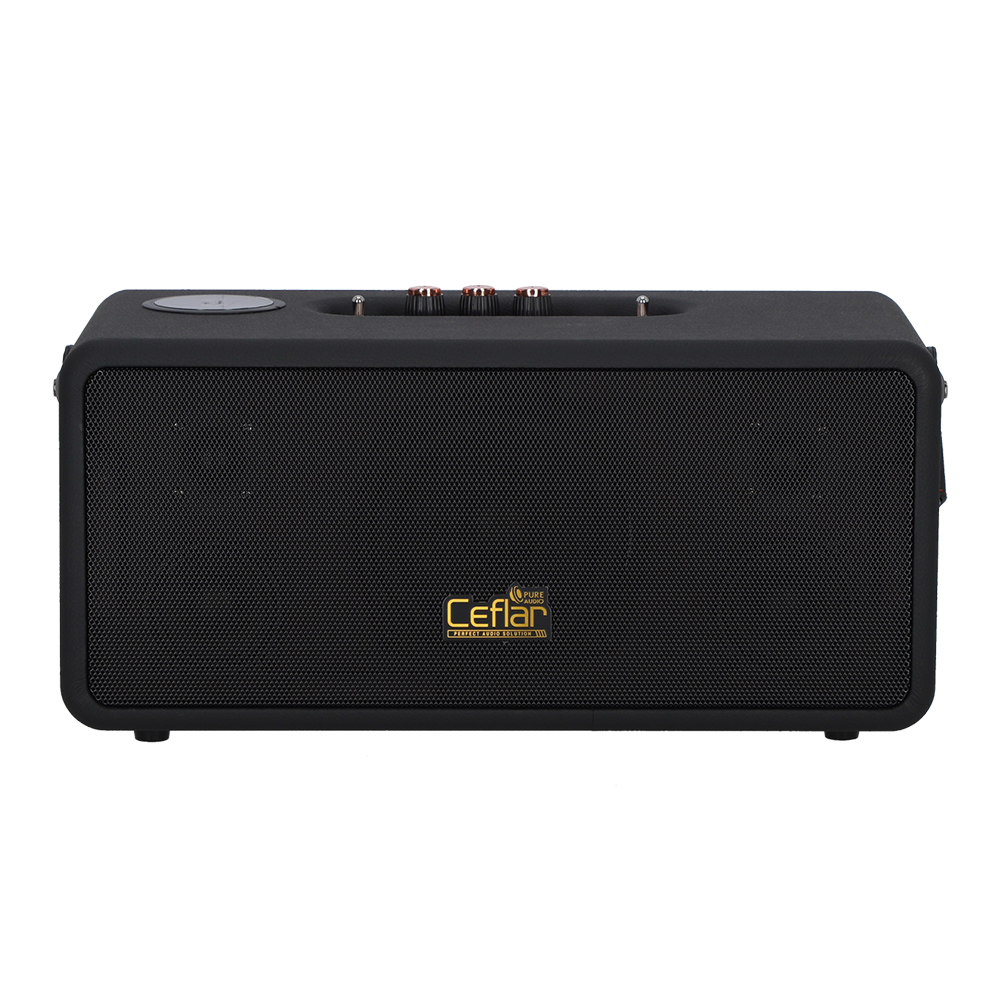 BLUETOOTH SPEAKER (ลำโพงบลูทูธ) CEFLAR SUPER BASS M1 - BLACK