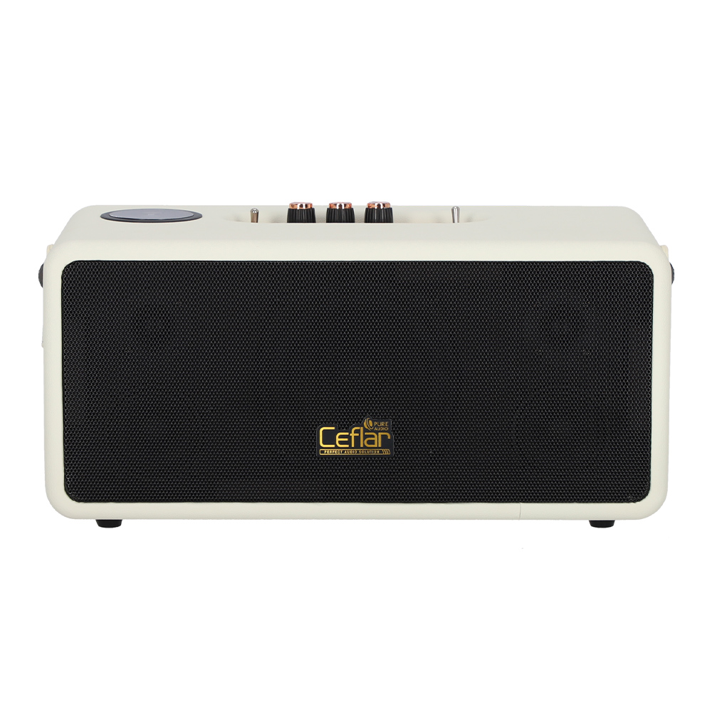 BLUETOOTH SPEAKER (ลำโพงบลูทูธ) CEFLAR SUPER BASS M1 - WHITE