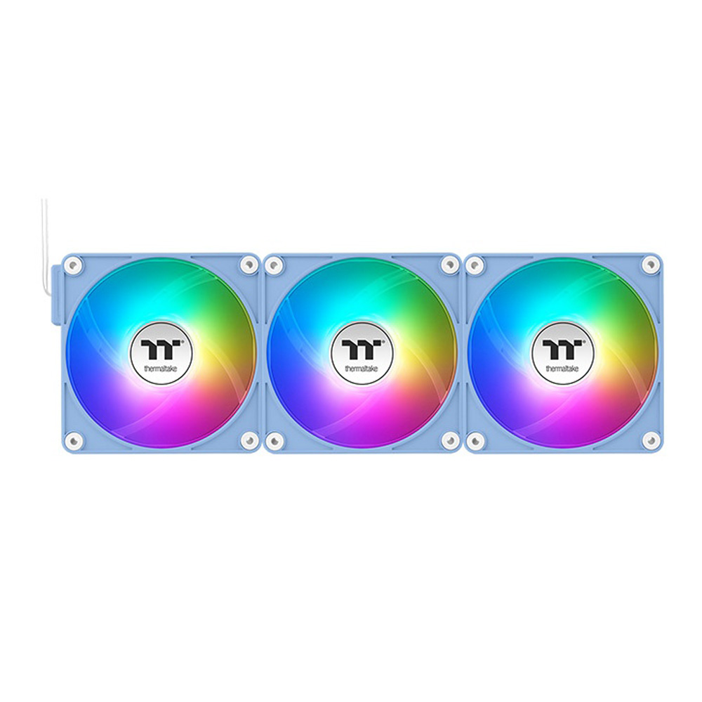 CASE FAN (พัดลมเคส) THERMALTAKE CT120 EX ARGB SYNC - HYDRANGEA BLUE (3-FAN PACK)