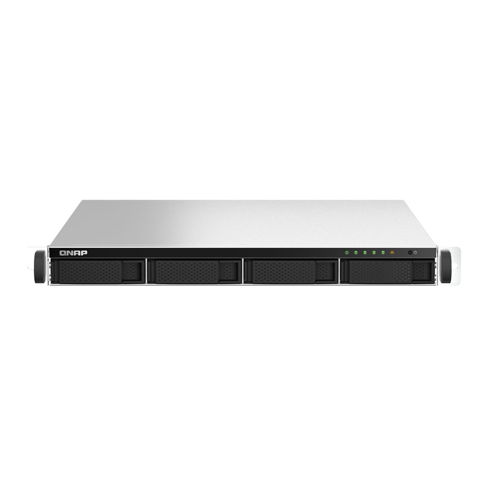 NAS (อุปกรณ์จัดเก็บข้อมูลบนเครือข่าย) QNAP TS-464U-RP-8G 1U 4-BAY RACKMOUNT - INTEL CELERON N5095 QUAD-CORE