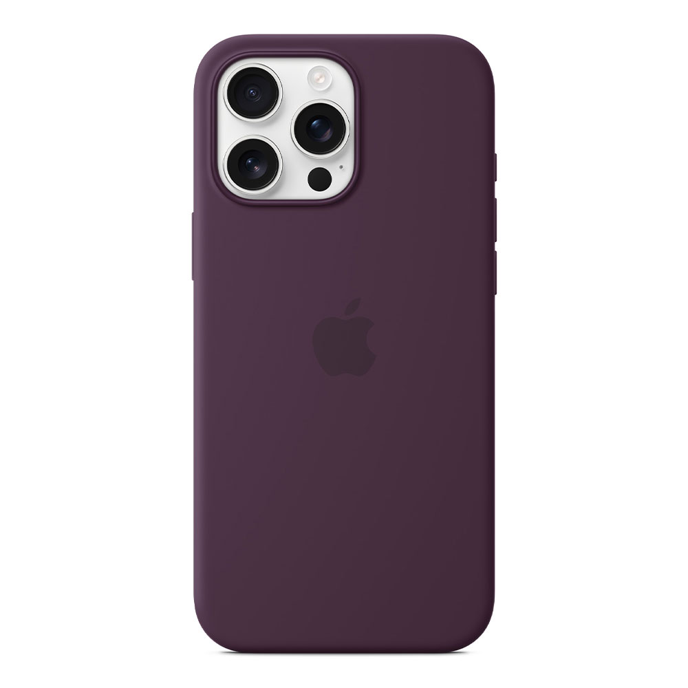 Apple iPhone 16 Pro Max Silicone Case with MagSafe - Plum