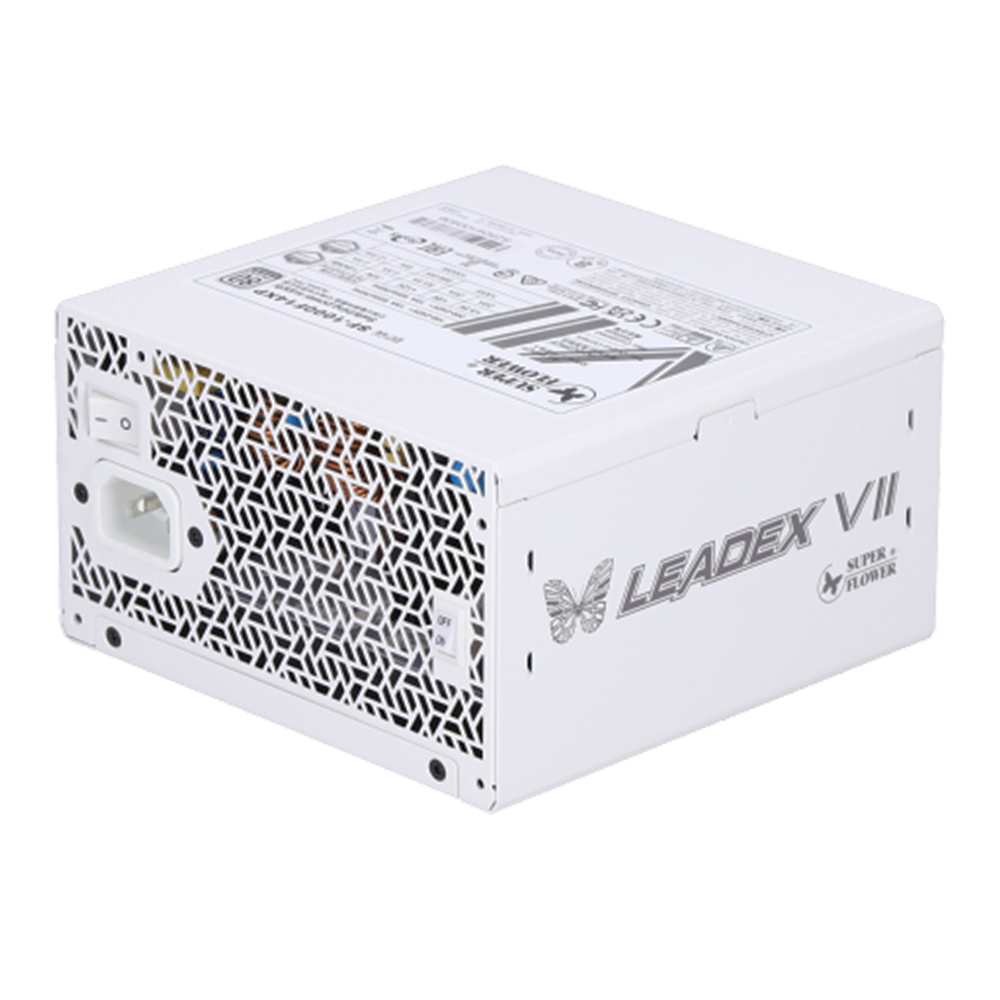 POWER SUPPLY (อุปกรณ์จ่ายไฟ) SUPER FLOWER LEADEX VII PLATINUM PRO 1000W ATX 3.1 80 PLUS PLATINUM WHITE ATX
