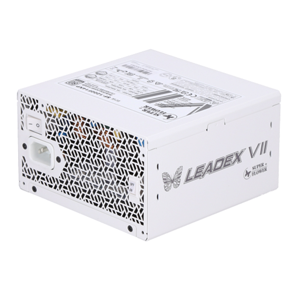 POWER SUPPLY (อุปกรณ์จ่ายไฟ) SUPER FLOWER LEADEX VII PLATINUM PRO 1200W ATX 3.1 80 PLUS PLATINUM WHITE ATX