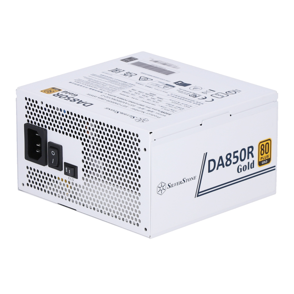 POWER SUPPLY (อุปกรณ์จ่ายไฟ) SILVERSTONE DA850R GOLD - 850W 80 PLUS GOLD WHITE ATX