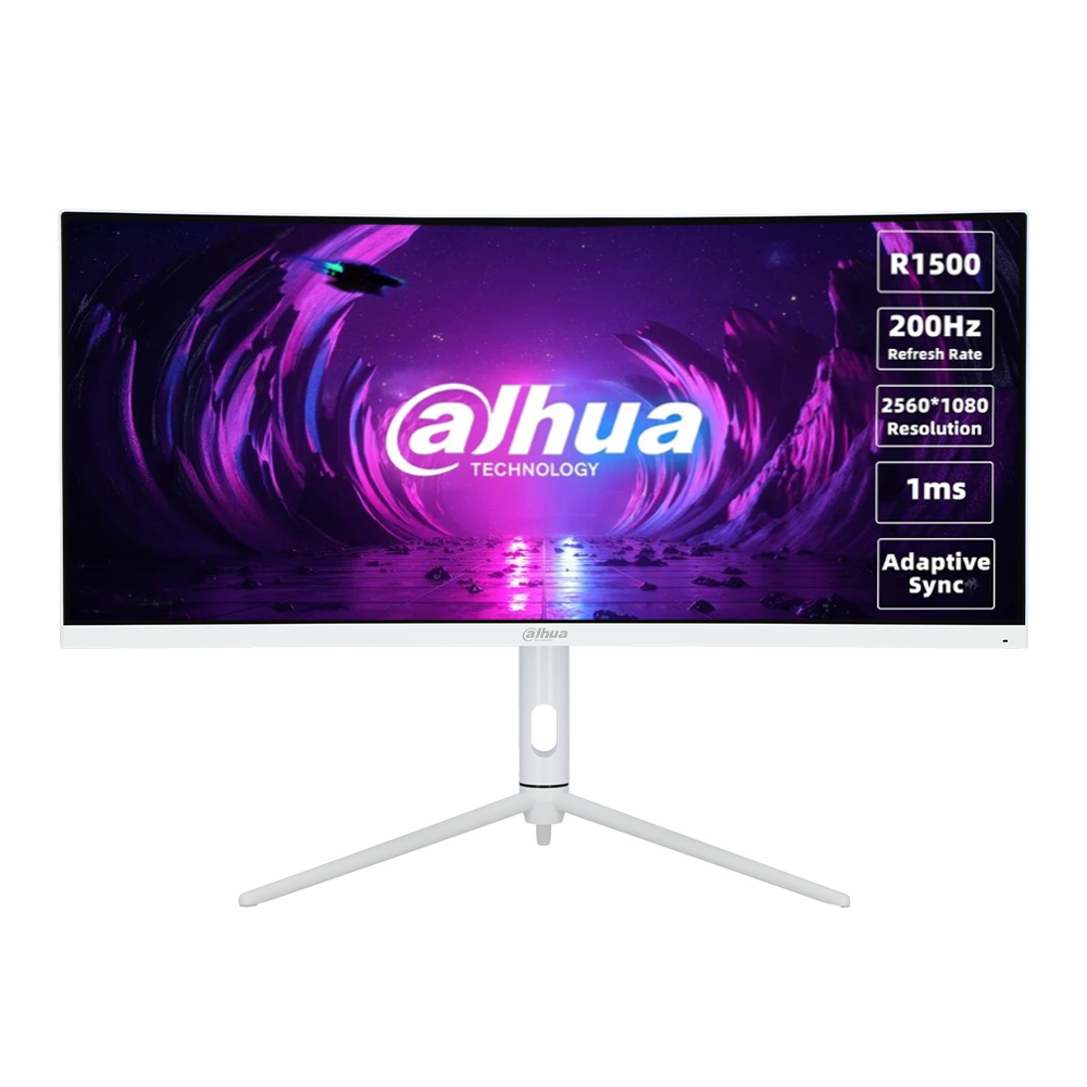 MONITOR (จอมอนิเตอร์) DAHUA DHI-LM30-E330CW - 30 INCH VA FHD 200Hz ADAPTIVE SYNC CURVED