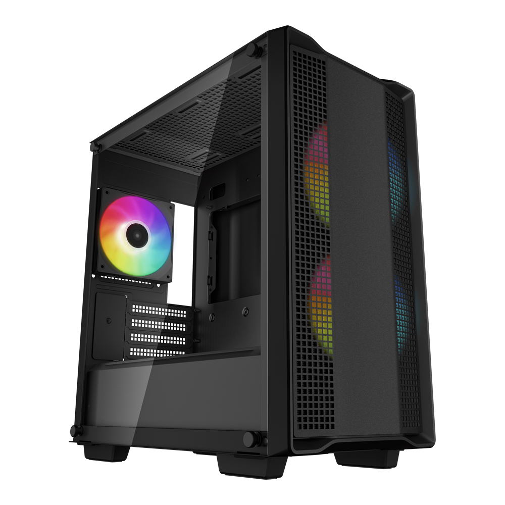 CASE (เคส) DEEPCOOL CC360 ARGB - BLACK MICRO-ATX