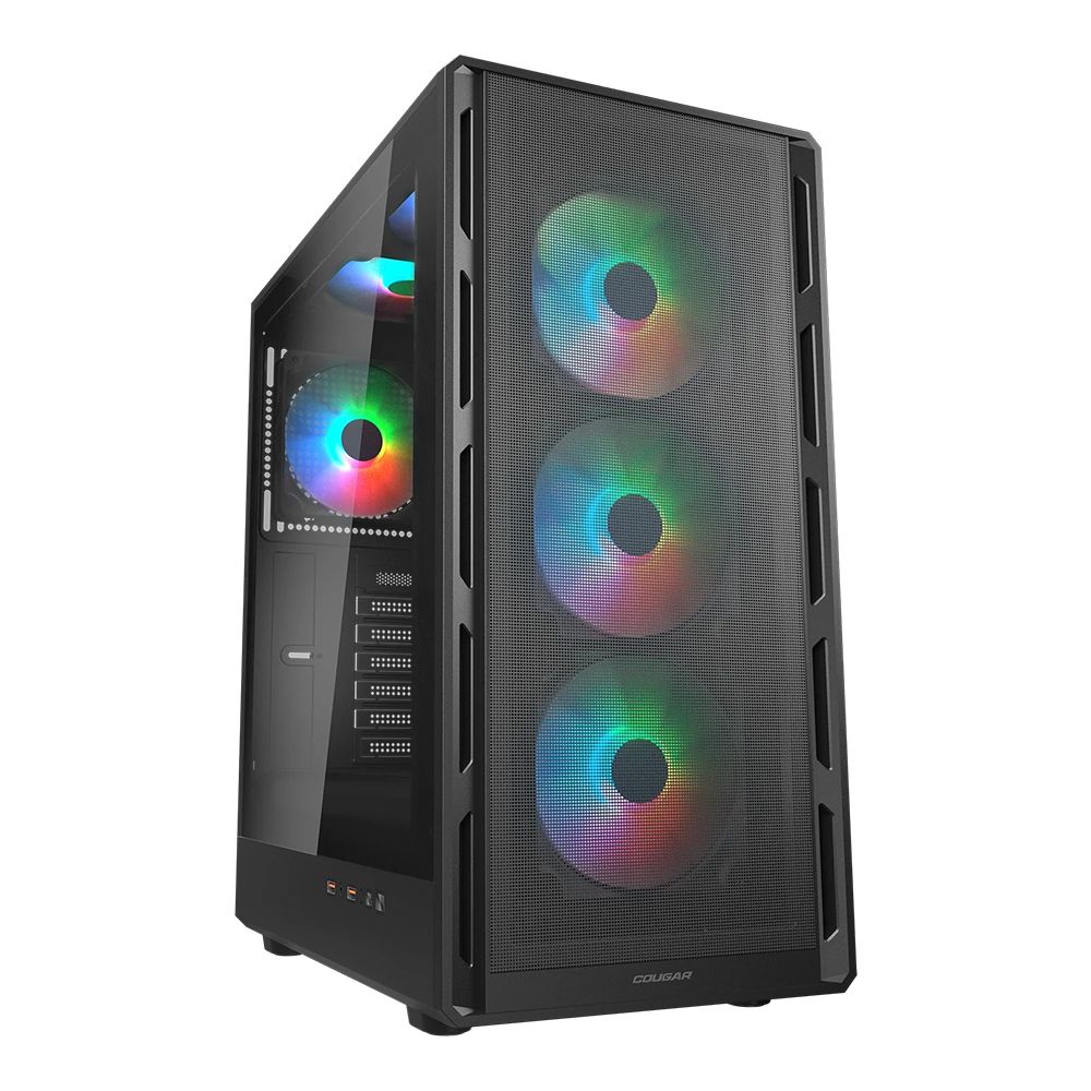 CASE (เคส) COUGAR AIRFACE PURE PLUS - BLACK ATX