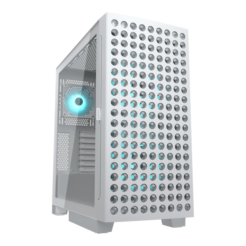 CASE (เคส) COUGAR AIRFACE ECO RGB - WHITE E-ATX