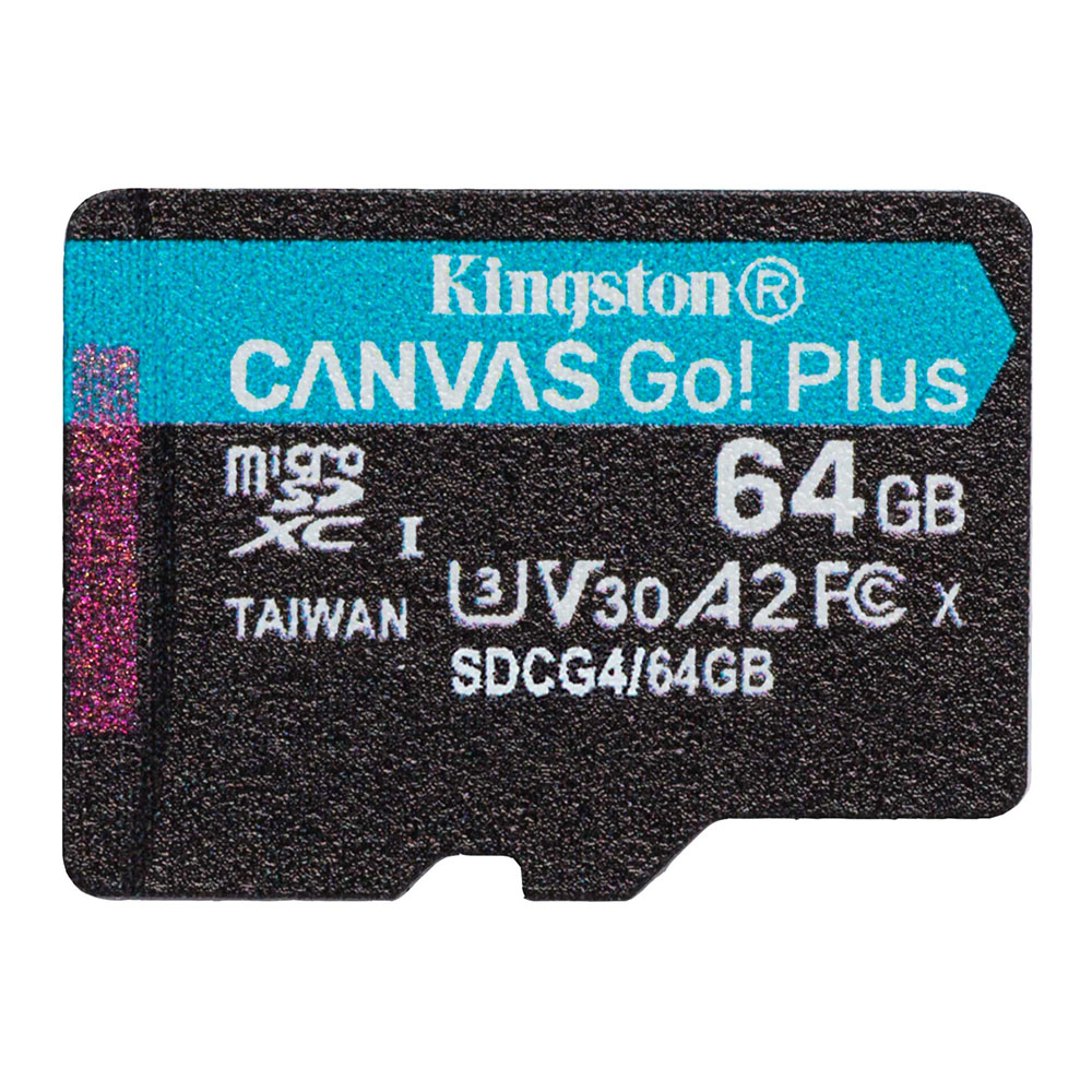 64 GB MICRO SD CARD (ไมโครเอสดีการ์ด) KINGSTON CANVAS GO PLUS (SDCG4/64GB)