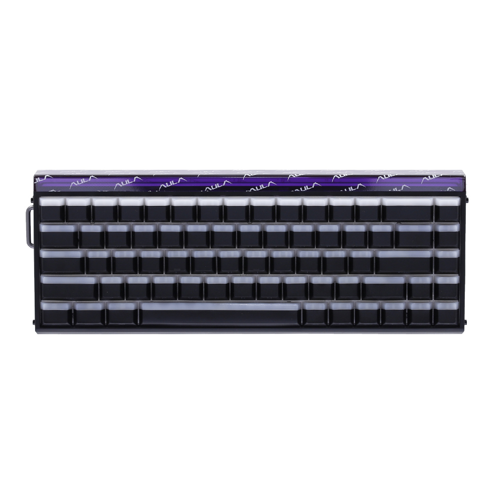 KEYBOARD (คีย์บอร์ด) AULA HERO68HE URANUS MAGNETIC SWITCH RGB EN - BLACK