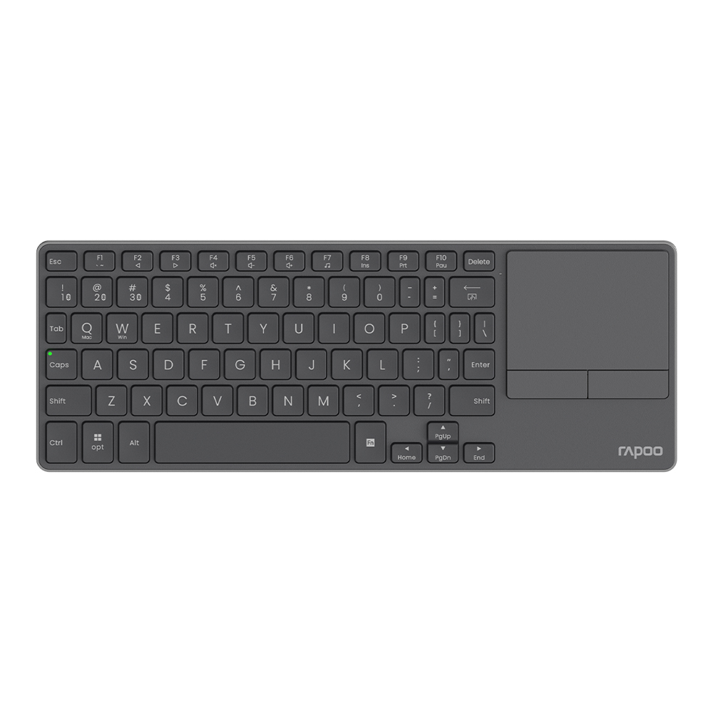 WIRELESS KEYBOARD (คีย์บอร์ดไร้สาย) RAPOO E900T - BLACK