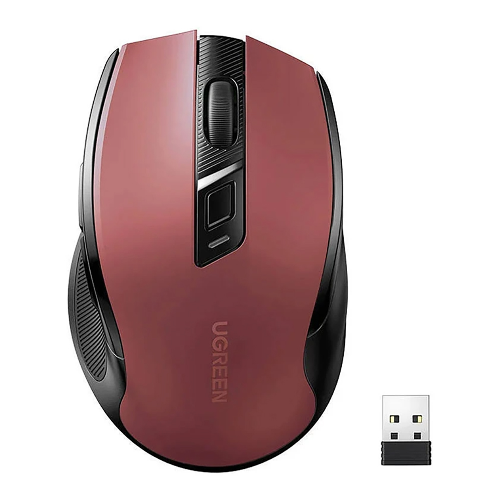 WIRELESS MOUSE (เมาส์ไร้สาย) UGREEN MU006 - RED (25752)
