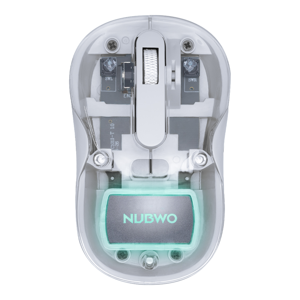 WIRELESS MOUSE (เมาส์ไร้สาย) NUBWO NMD08 - WHITE