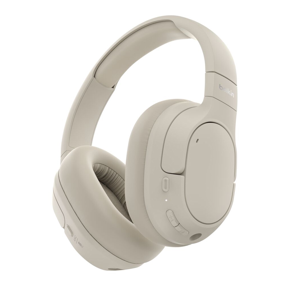 WIRELESS HEADPHONES (หูฟังไร้สาย) BELKIN SOUNDFORM ISOLATE - SAND (AUD008FQSA)