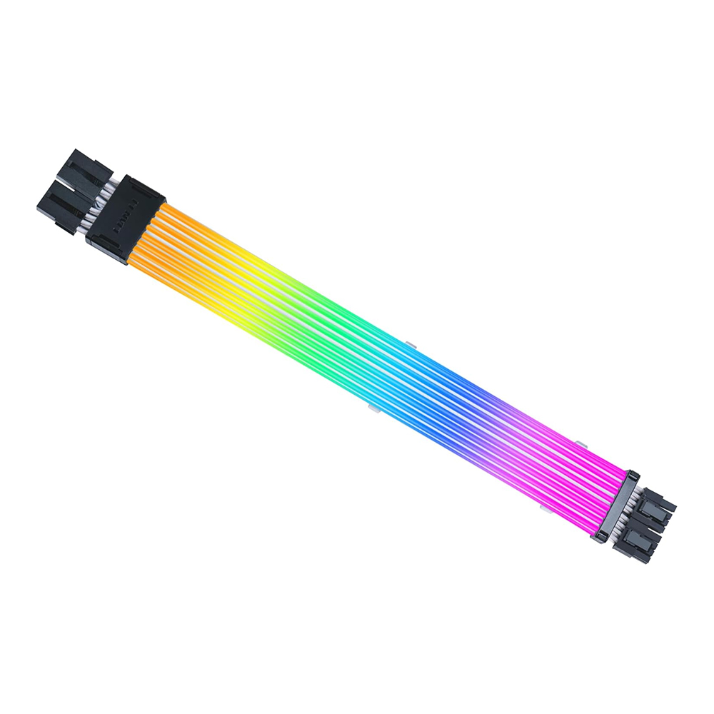 SLEEVED CABLE (สายถัก) LIAN LI STRIMER WIRELESS GPU 2×8-PIN - BLACK (PW8-1W)