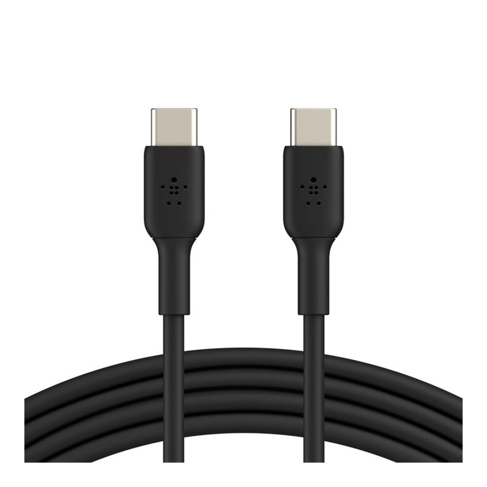CHARGER CABLE (สายชาร์จ) BELKIN BOOSTCHARGE USB-C TO USB-C CABLE 1M - BLACK (CAB003bt1MBK)