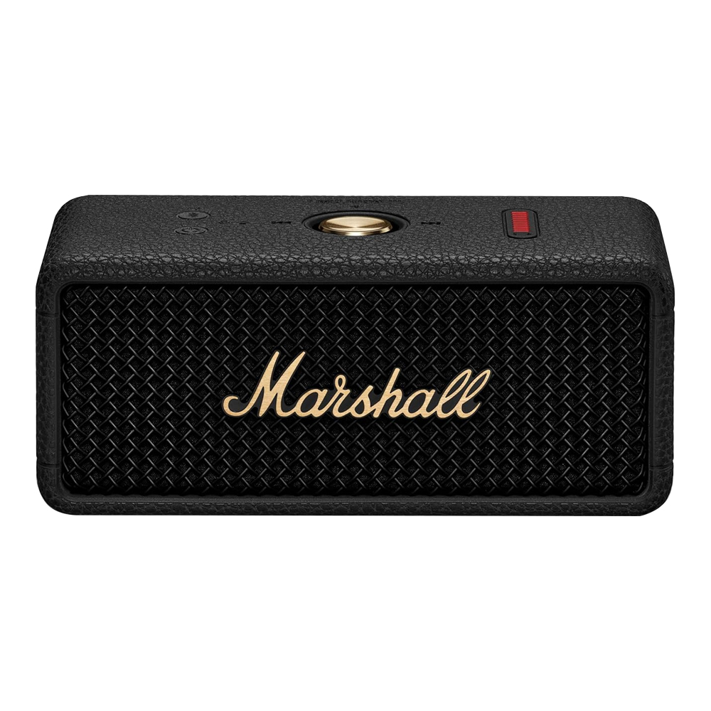 BLUETOOTH SPEAKER (ลำโพงบลูทูธ) MARSHALL EMBERTON III - BLACK AND BRASS