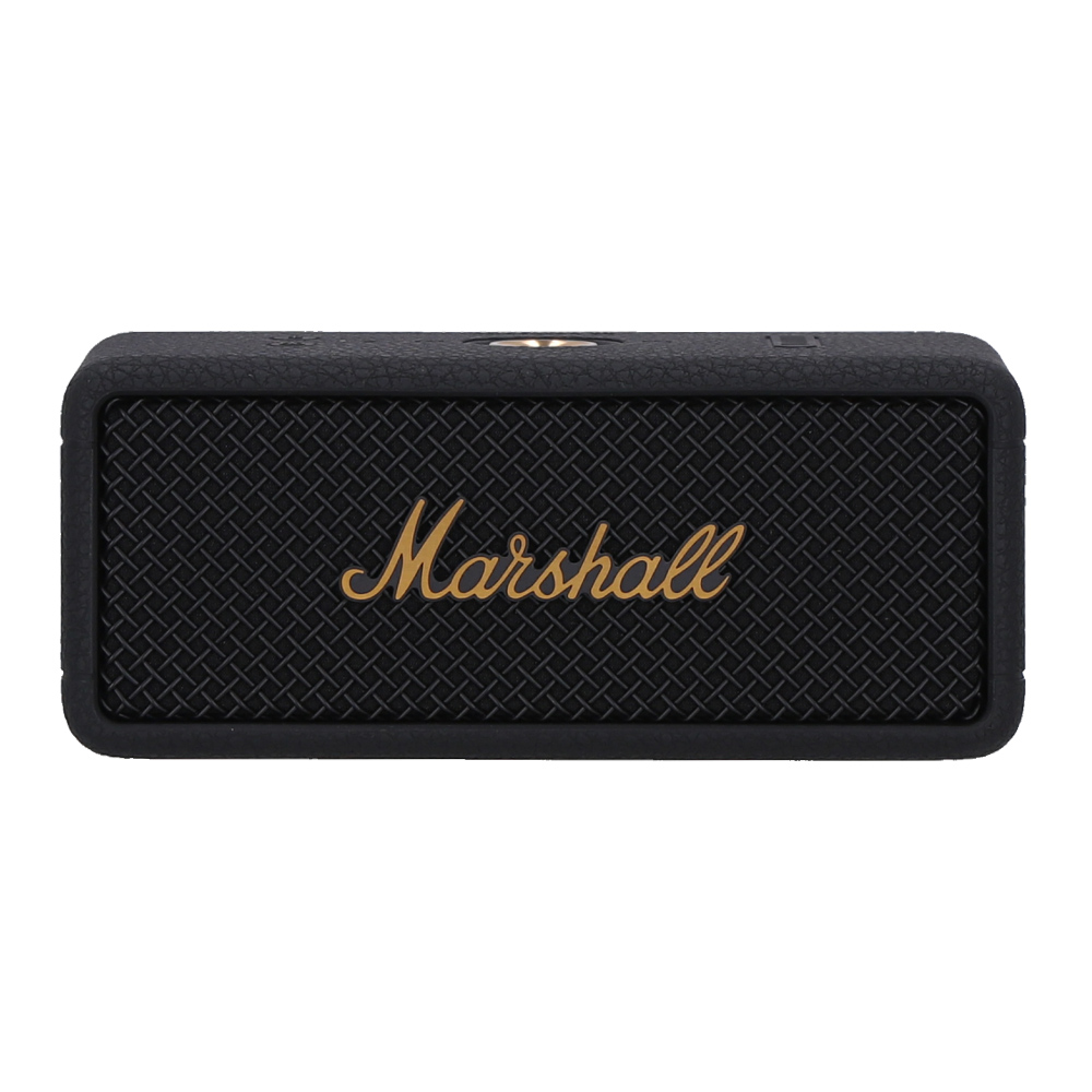 BLUETOOTH SPEAKER (ลำโพงบลูทูธ) MARSHALL EMBERTON III - BLACK AND BRASS