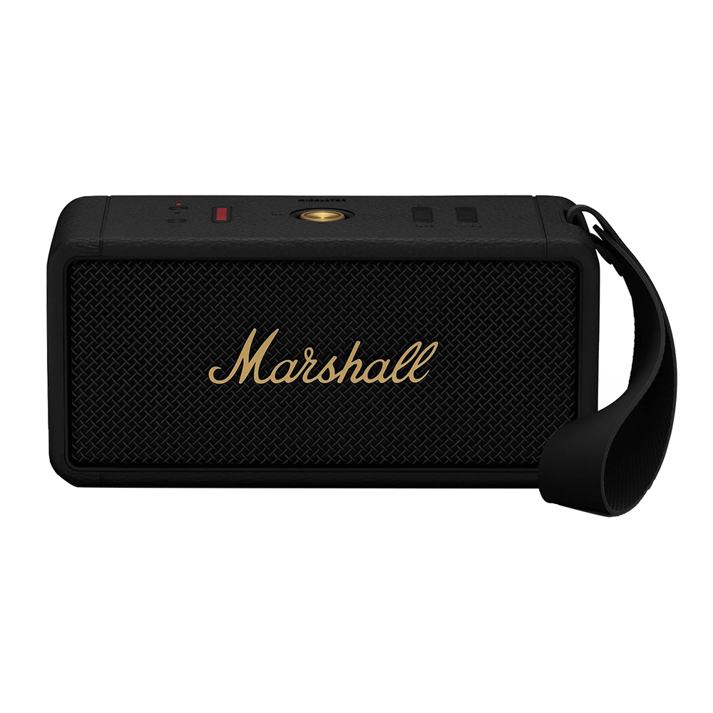 BLUETOOTH SPEAKER (ลำโพงบลูทูธ) MARSHALL MIDDLETON - BLACK AND BRASS