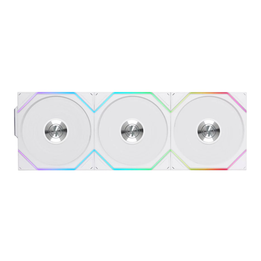 CASE FAN (พัดลมเคส) LIAN LI UNI FAN TL 120 WIRELESS - WHITE (3-FAN PACK) (12TL1W3W)