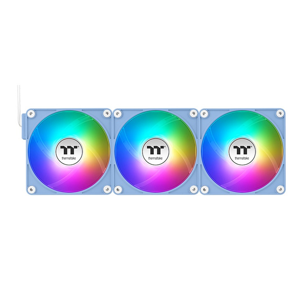 CASE FAN (พัดลมเคส) THERMALTAKE CT140 EX ARGB SYNC - HYDRANGEA BLUE (3-FAN PACK)