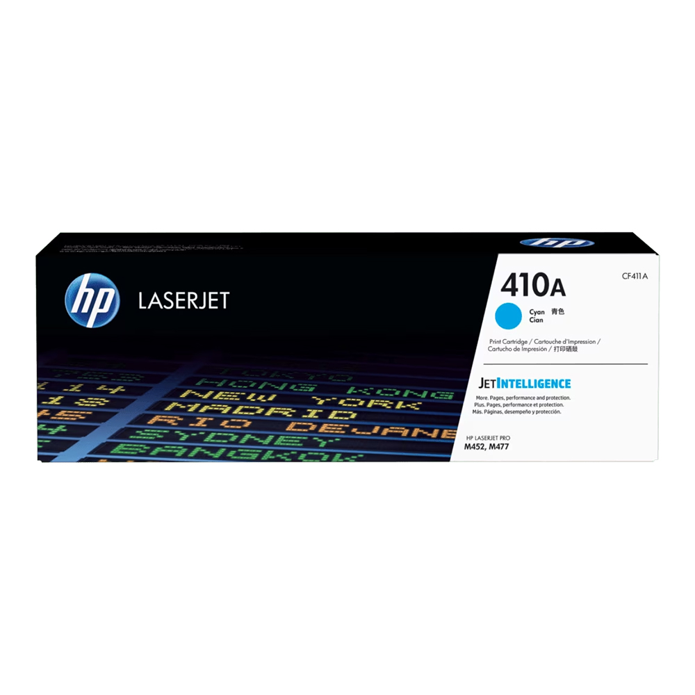 TONER (หมึกสำหรับเครื่องพิมพ์) HP 410A CYAN ORIGINAL LASERJET TONER CARTRIDGE