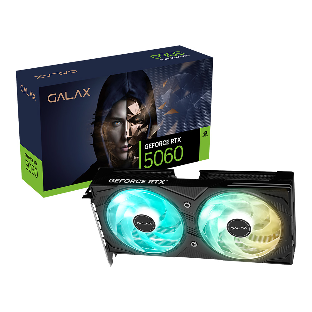 VGA (การ์ดแสดงผล) GALAX GEFORCE RTX 5060 EX - 8GB GDDR7