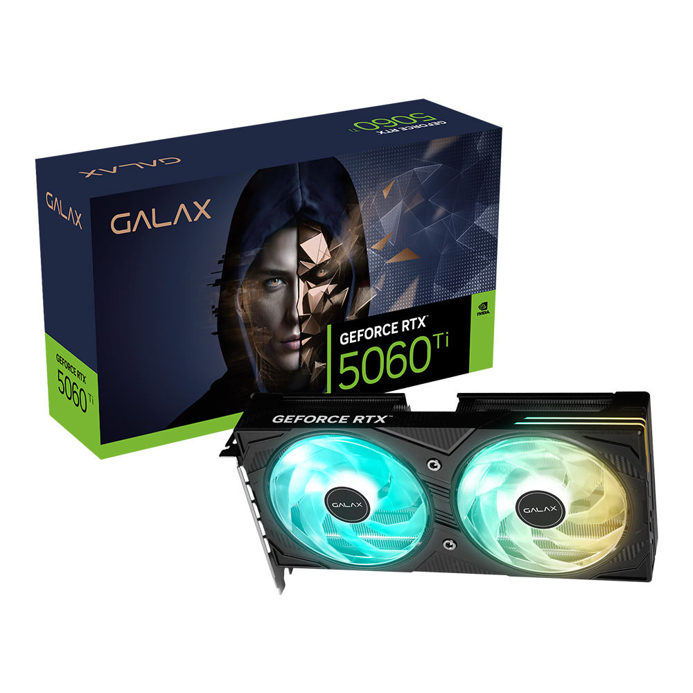 VGA (การ์ดแสดงผล) GALAX GEFORCE RTX 5060 TI EX - 8GB GDDR7