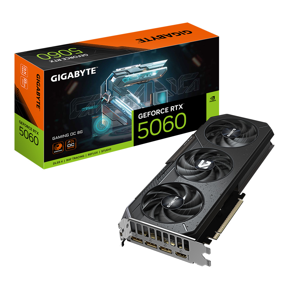 Gigabyte GeForce RTX 5060 Gaming OC 8G - 8GB GDDR7