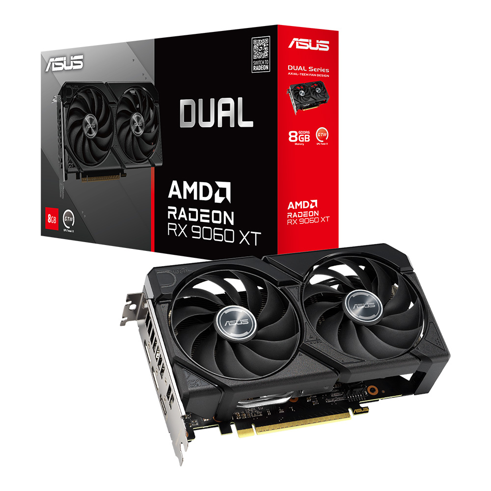 Asus Dual Radeon RX9060XT 8G GDDR6